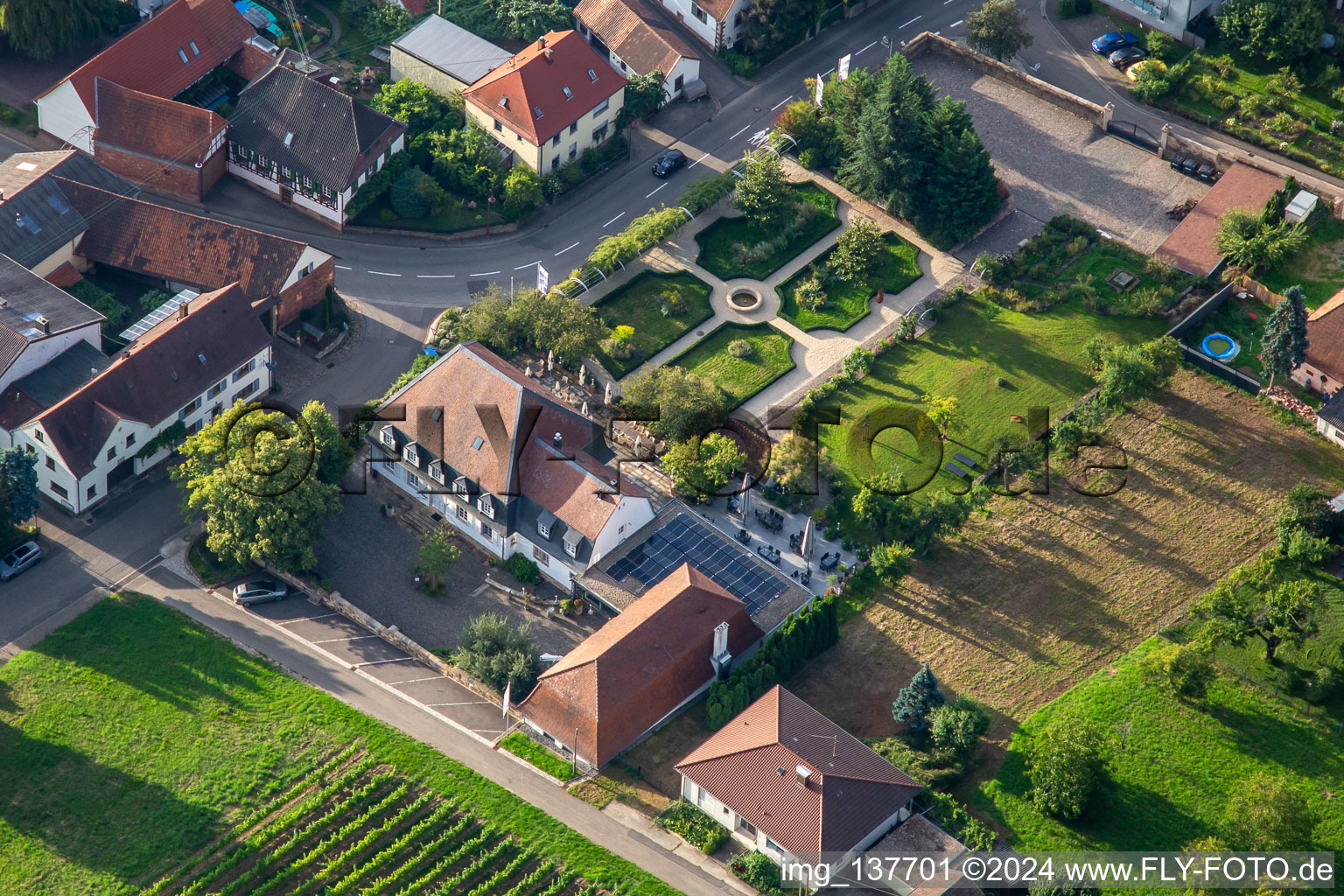 Castle in Oberotterbach in the state Rhineland-Palatinate, Germany