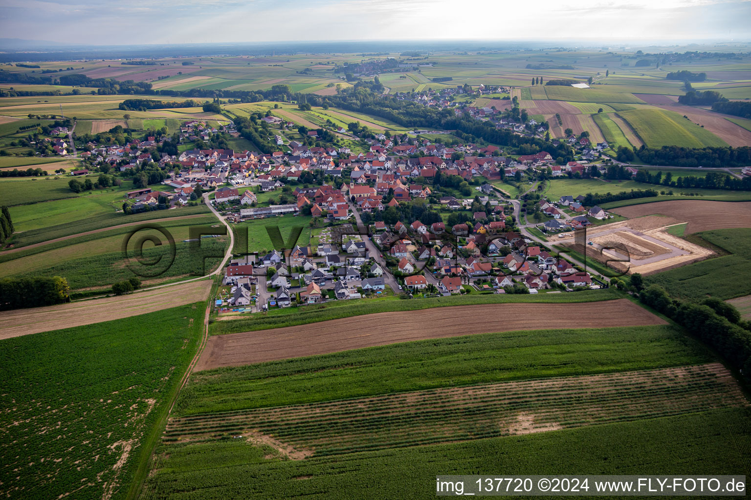 From the southwest in Trimbach in the state Bas-Rhin, France