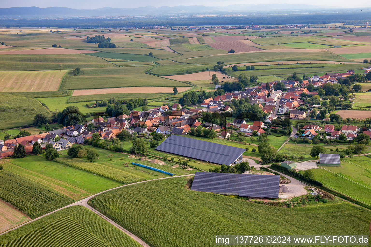 From the south in Siegen in the state Bas-Rhin, France