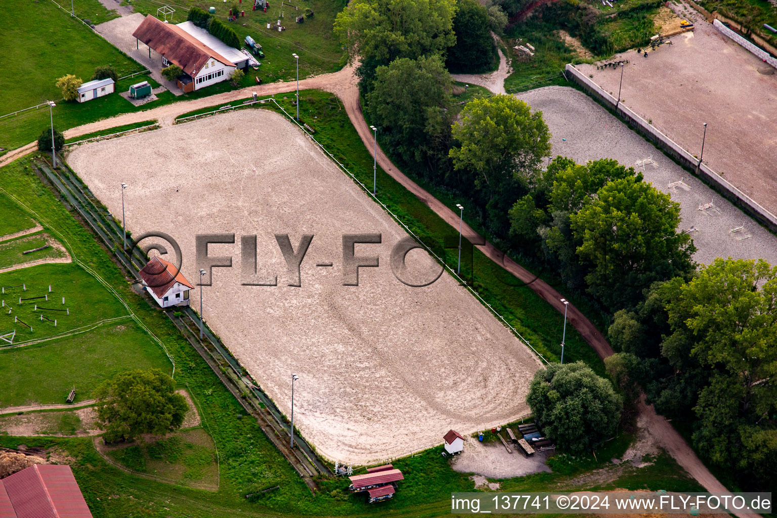 Aerial photograpy of Harras De La Née in Mothern in the state Bas-Rhin, France