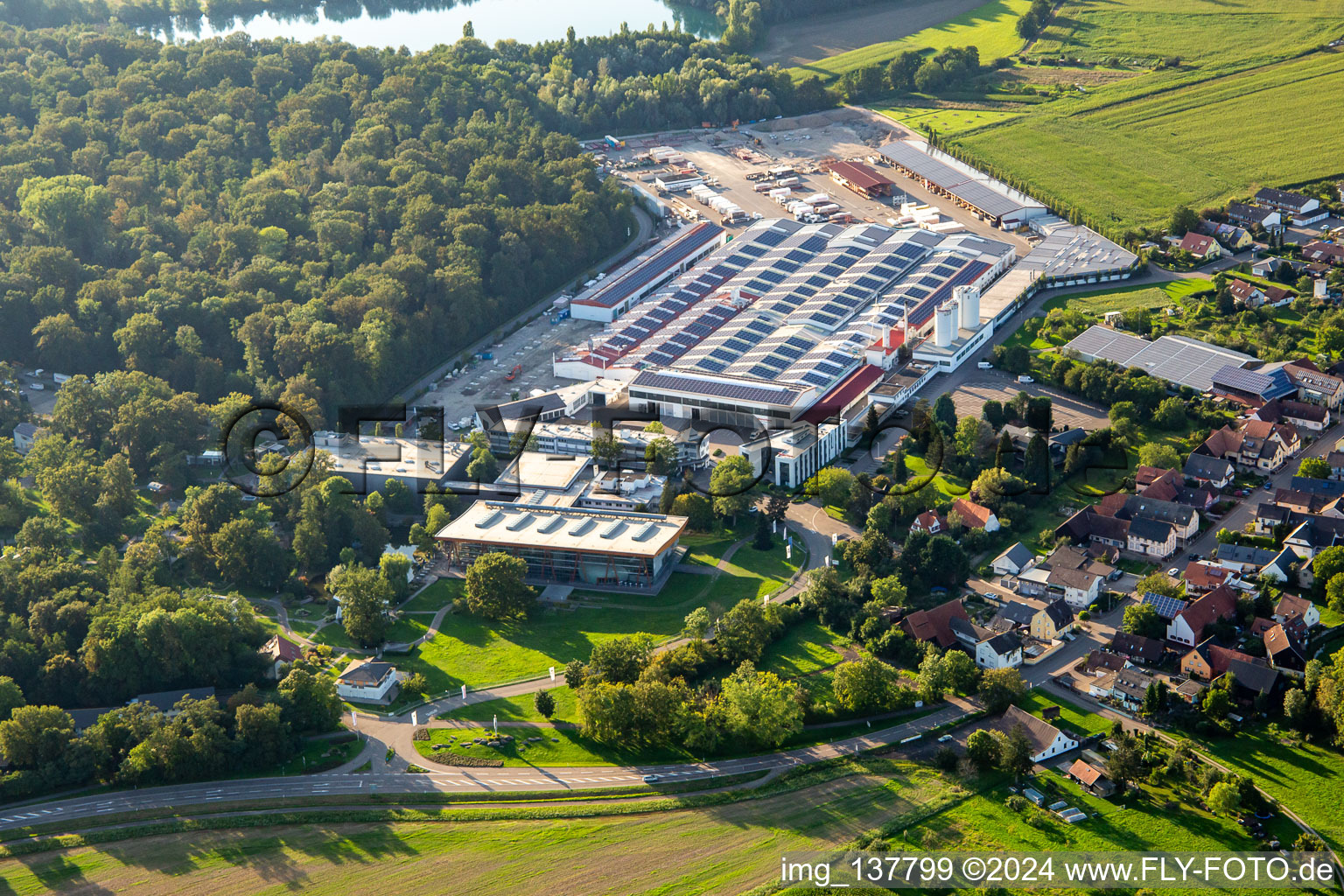 World of Living and WeberHaus GmbH & Co. KG Building Forum Rheinau-Linx in the district Linx in Rheinau in the state Baden-Wuerttemberg, Germany