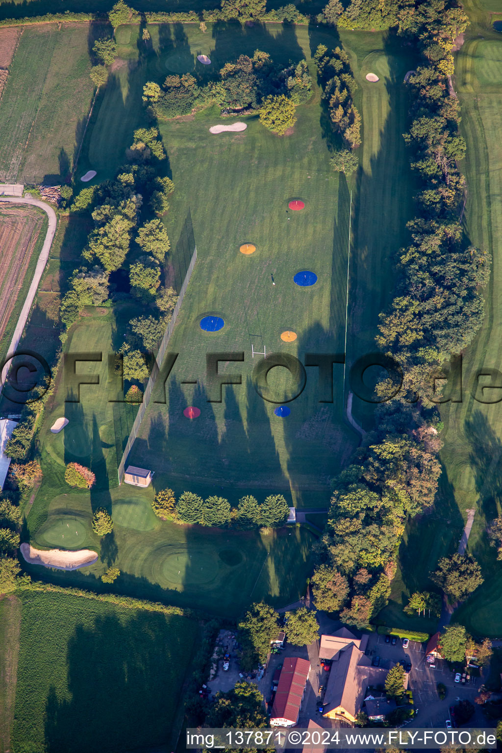 Aerial photograpy of Golf Club Strasbourg in Illkirch-Graffenstaden in the state Bas-Rhin, France