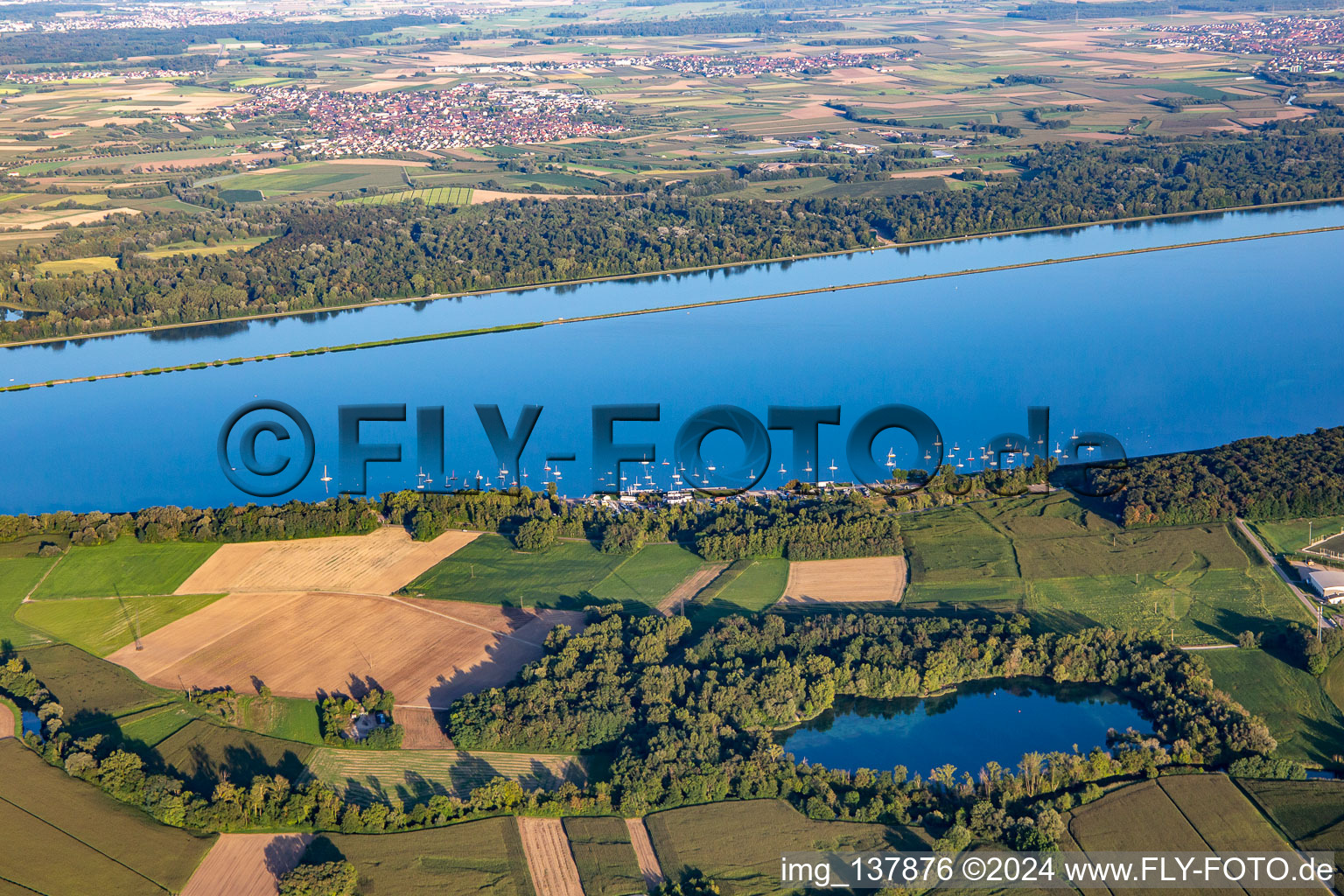 UNION NAUTIQUE DE PLOBSHEIM - UNAP at the Plan d'Eau de Plobsheim in Eschau in the state Bas-Rhin, France