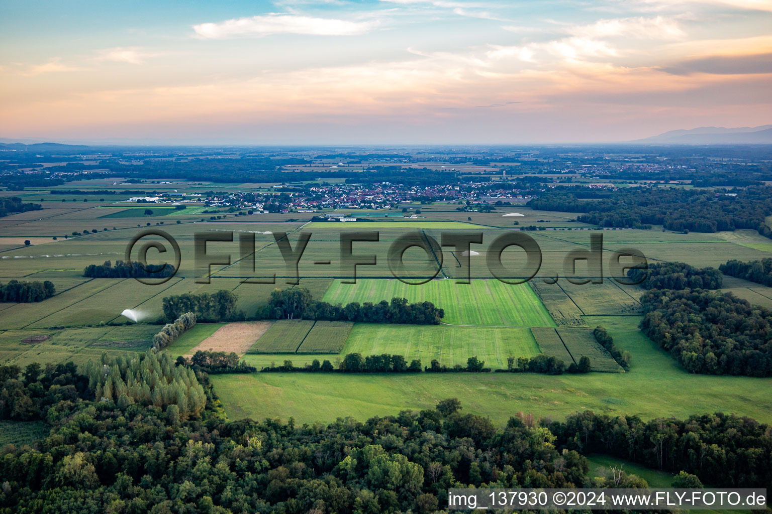 Hilsenheim in the state Bas-Rhin, France