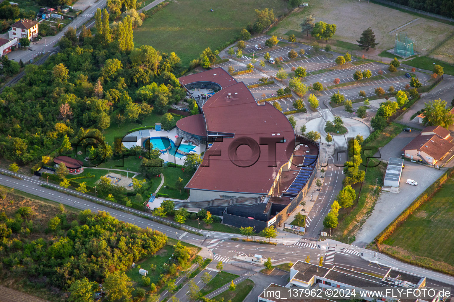 L'O Aquatic Center in Obernai in the state Bas-Rhin, France