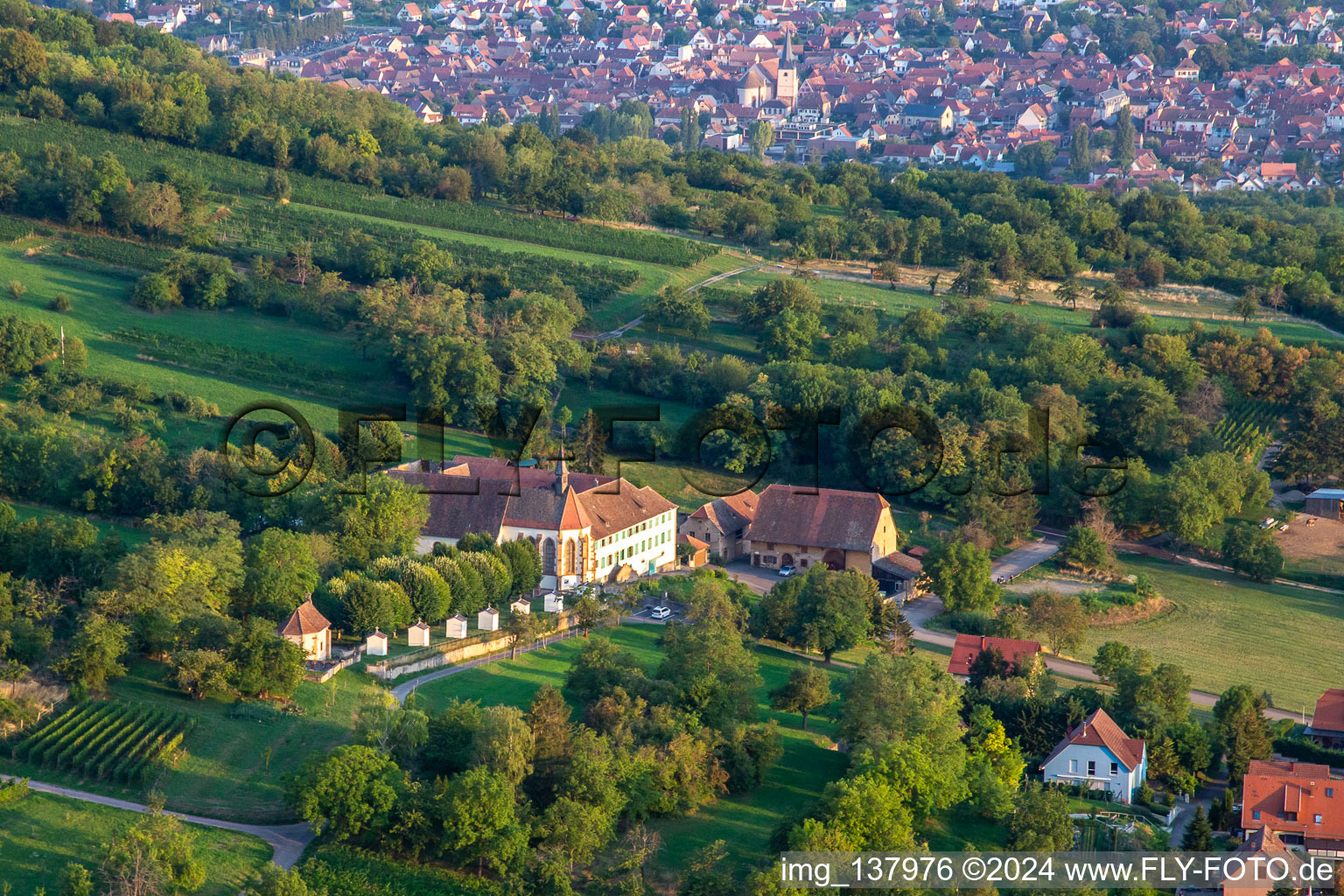 Bischenberg Convent in Bischoffsheim in the state Bas-Rhin, France