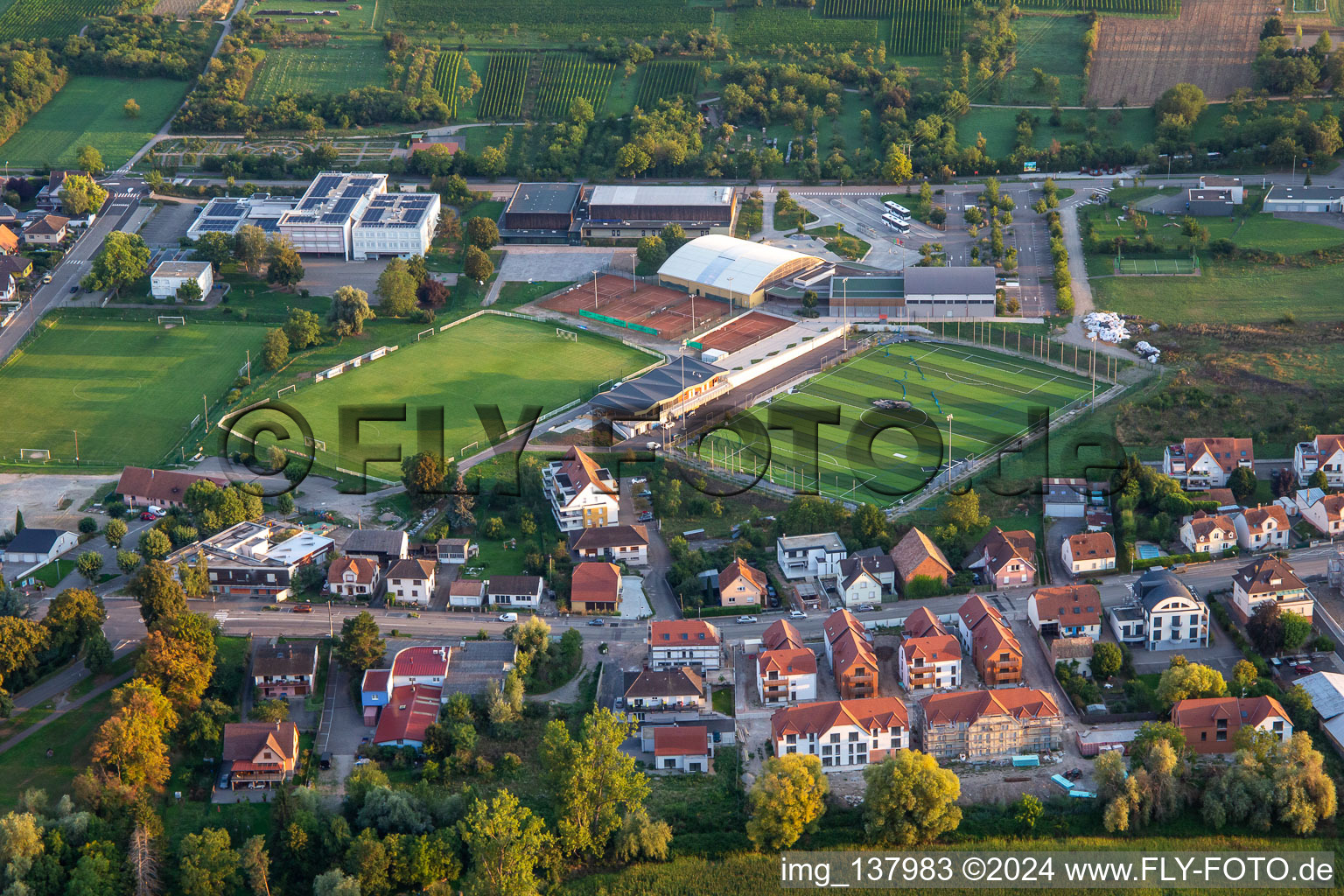 FC Rosheim at the Complexe Sportif du Neuland at the Collège Herrade de Landsberg in Rosheim in the state Bas-Rhin, France