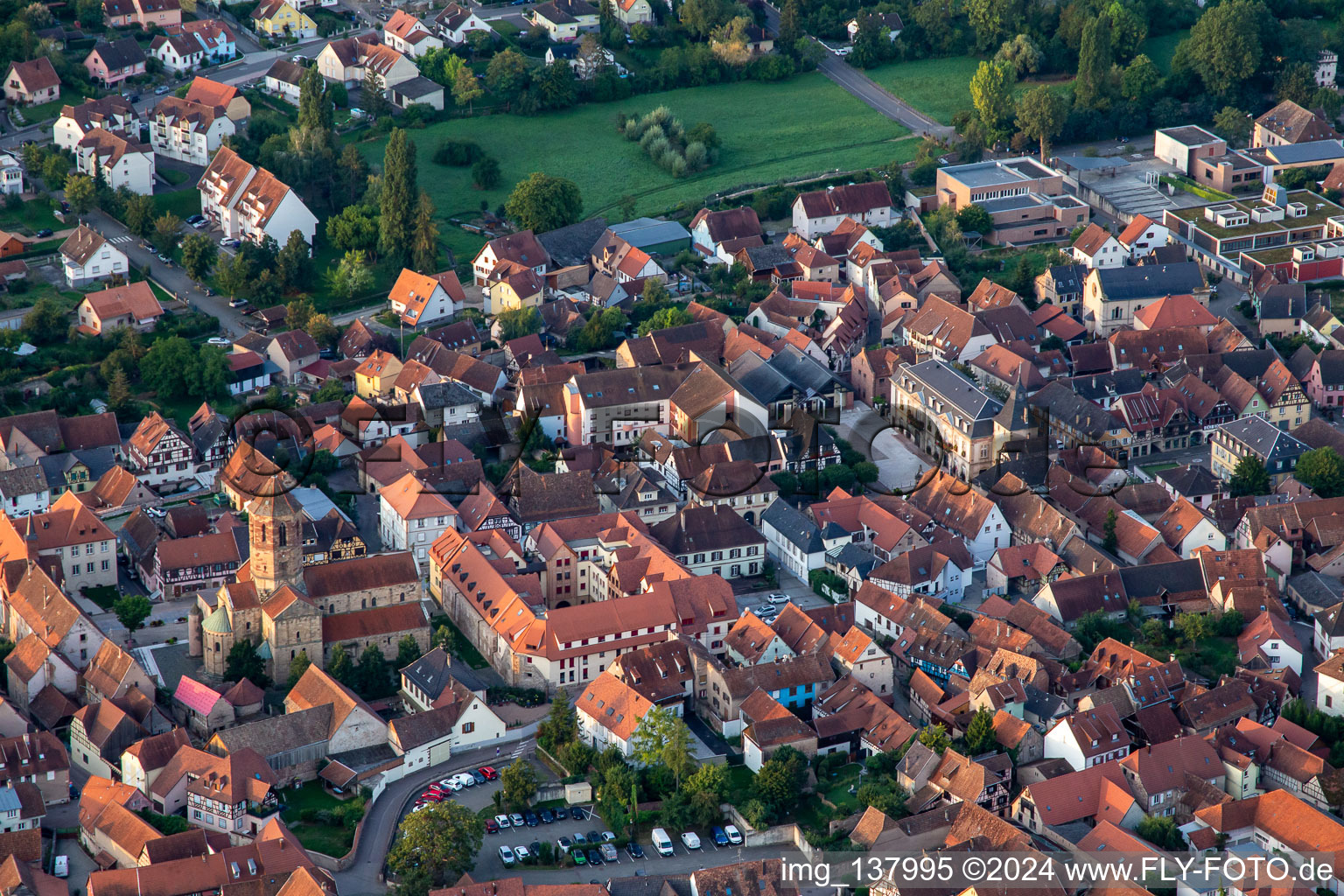 Church of Saints-Pierre-et-Paul in Rosheim in the state Bas-Rhin, France