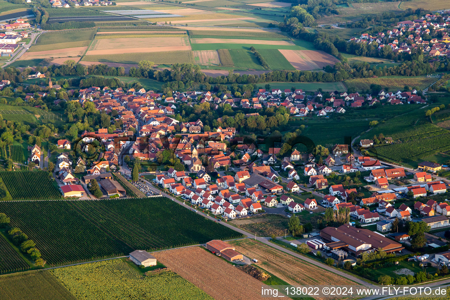 Scharrachbergheim-Irmstett in the state Bas-Rhin, France