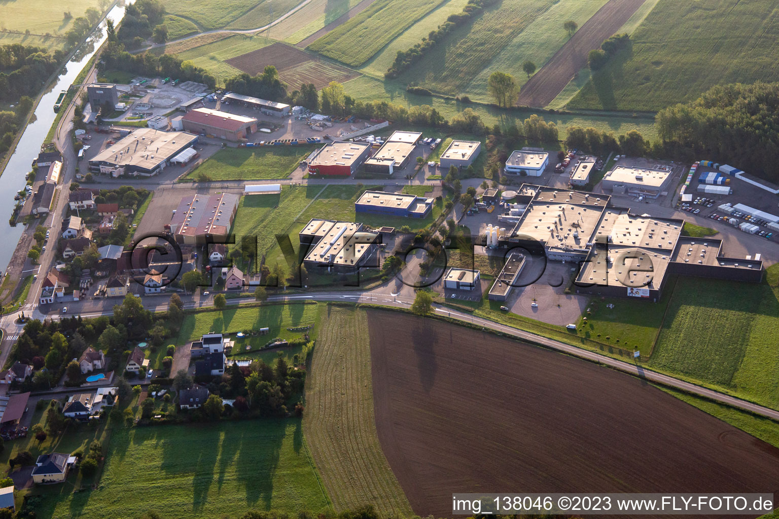 Industrial Estate in Hochfelden in the state Bas-Rhin, France