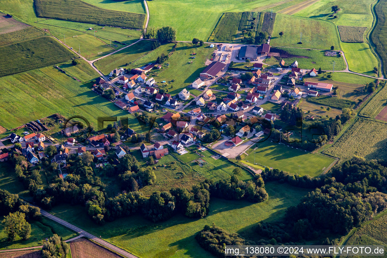 Walbourg in the state Bas-Rhin, France