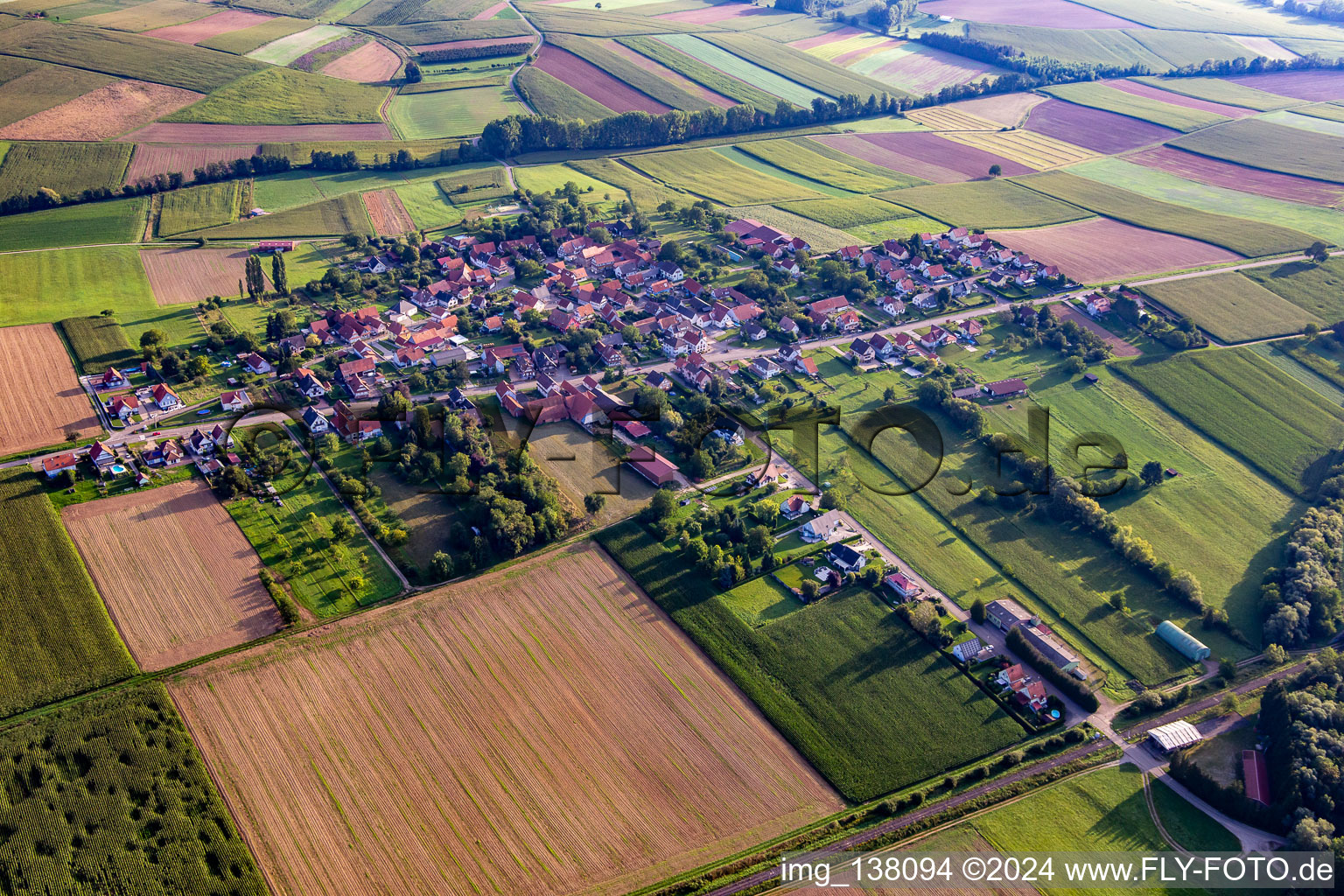 From the south in Hoffen in the state Bas-Rhin, France