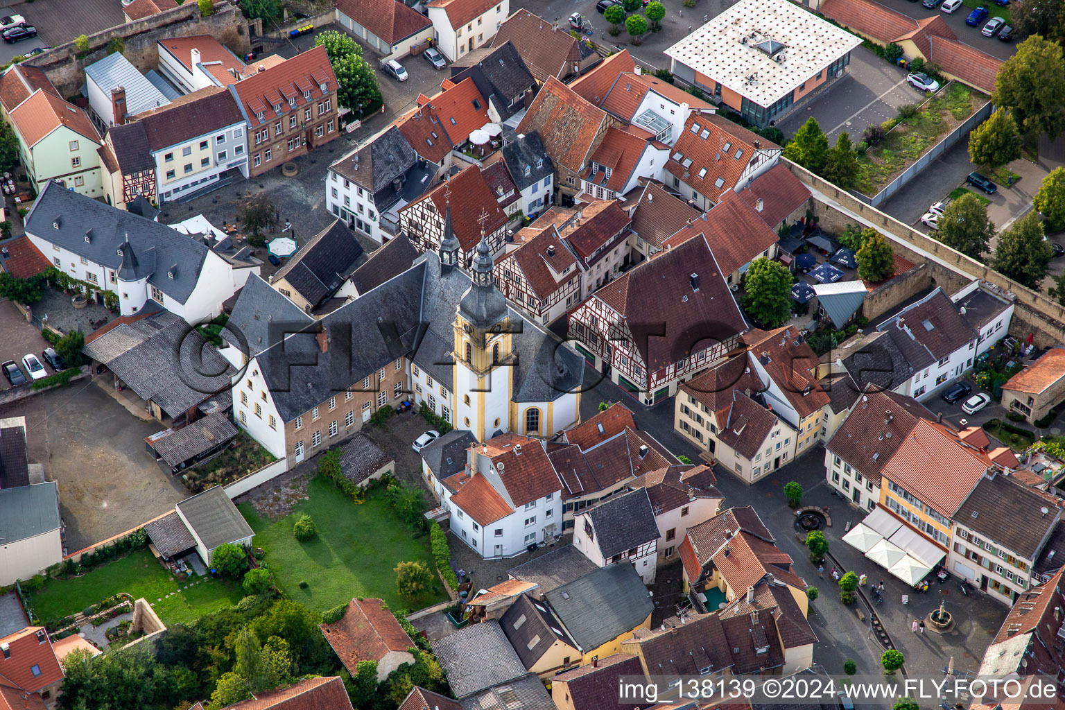 Catholic parish church of St. Antonius at Klenkertor in Meisenheim in the state Rhineland-Palatinate, Germany