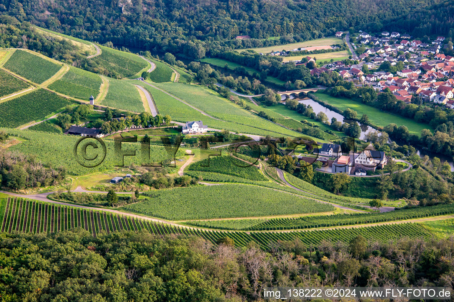 Hotel Gut Hermannsberg and estate management Niederhausen Schlossböckelheim in Niederhausen in the state Rhineland-Palatinate, Germany