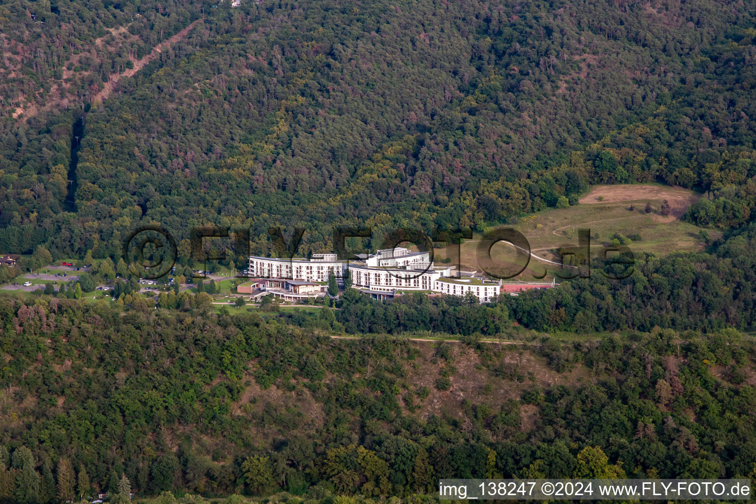 Three Castles Clinic in the district Ebernburg in Bad Kreuznach in the state Rhineland-Palatinate, Germany