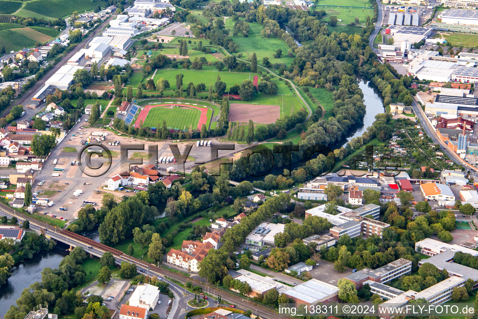 Friedrich-Moebus-Stadion in Bad Kreuznach in the state Rhineland-Palatinate, Germany