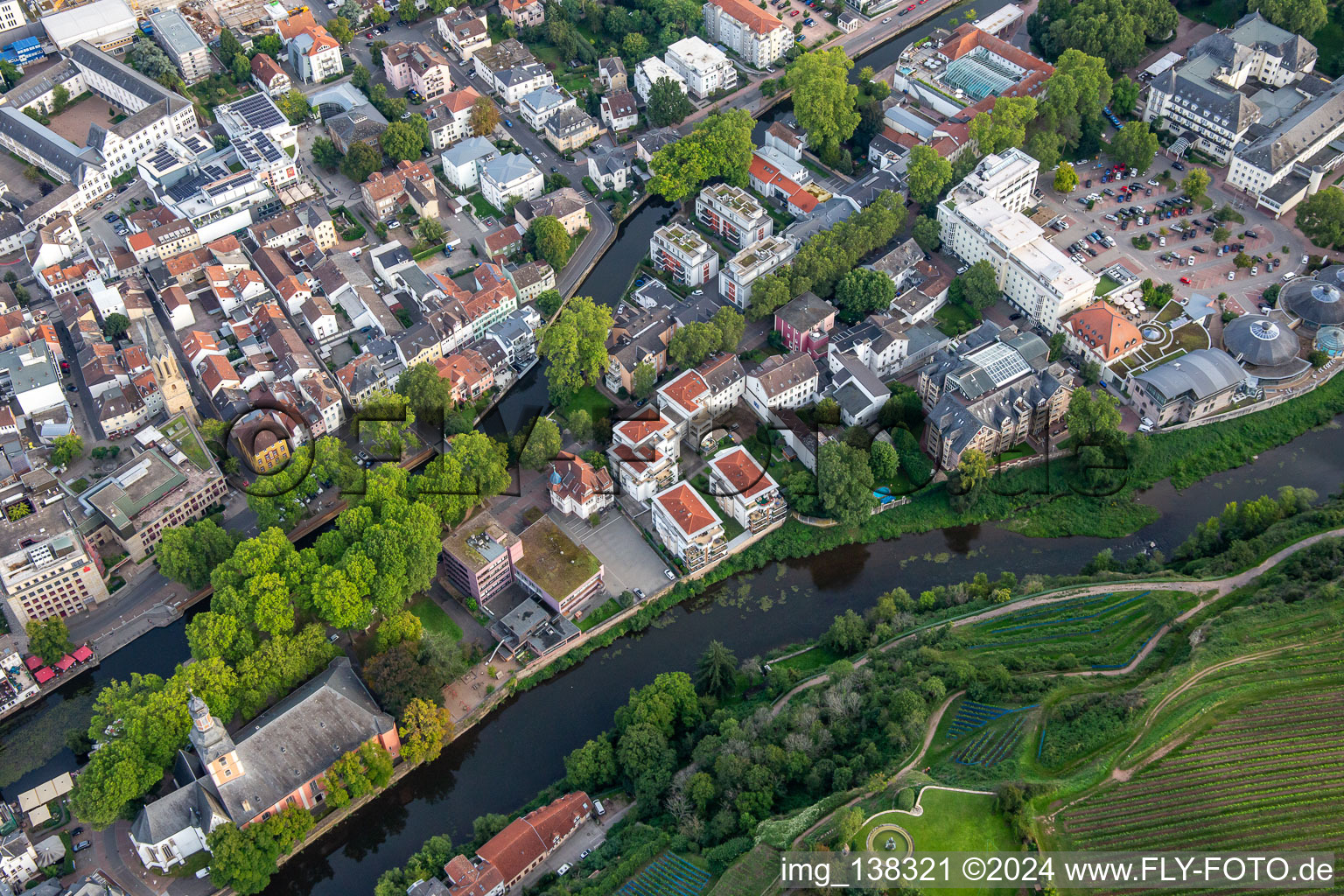 Kurhausstr in Bad Kreuznach in the state Rhineland-Palatinate, Germany