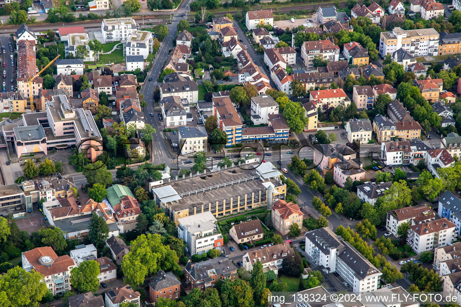 Parking garage KURVIERTEL in Bad Kreuznach in the state Rhineland-Palatinate, Germany