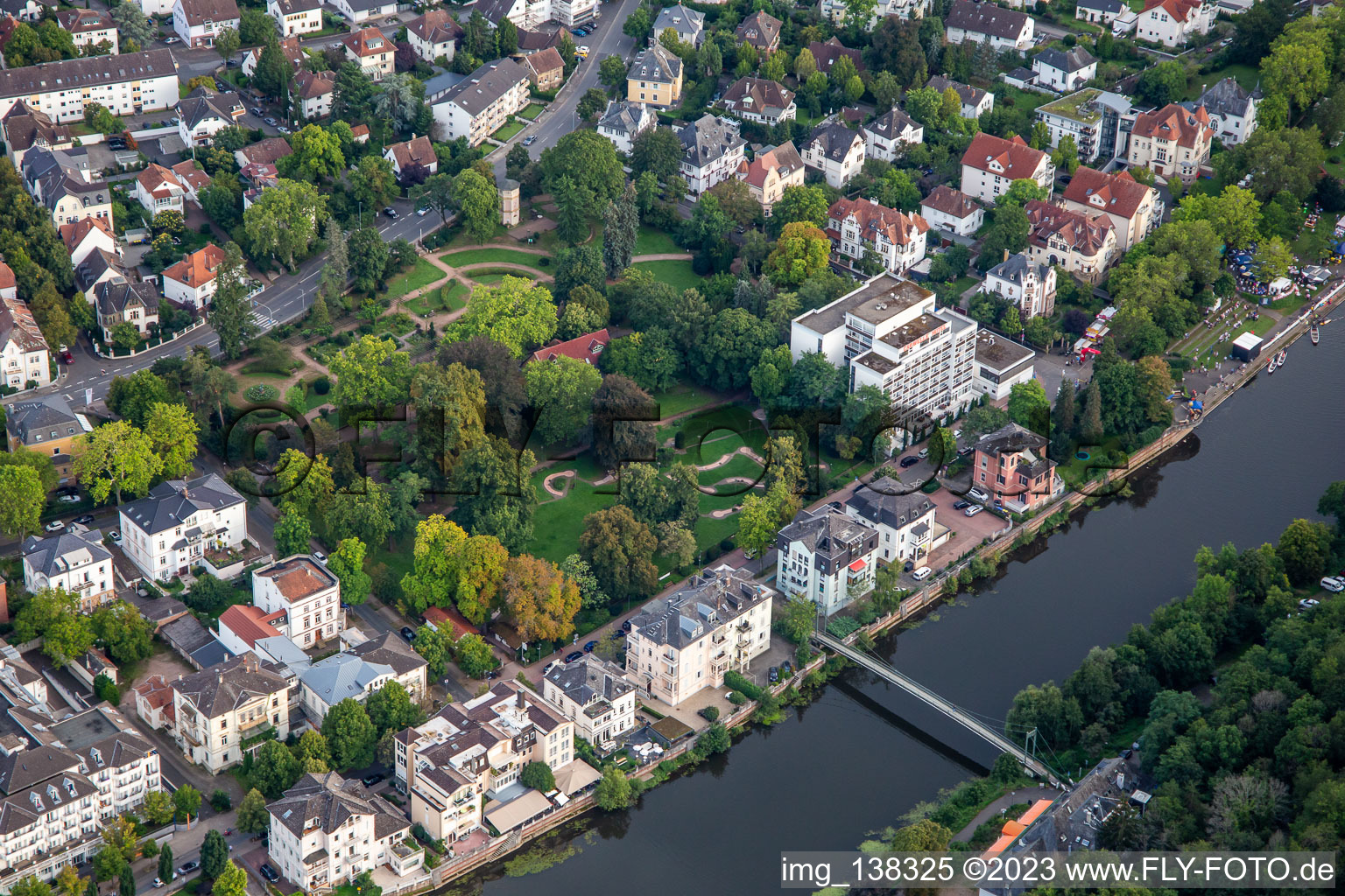 Orange Park in Bad Kreuznach in the state Rhineland-Palatinate, Germany