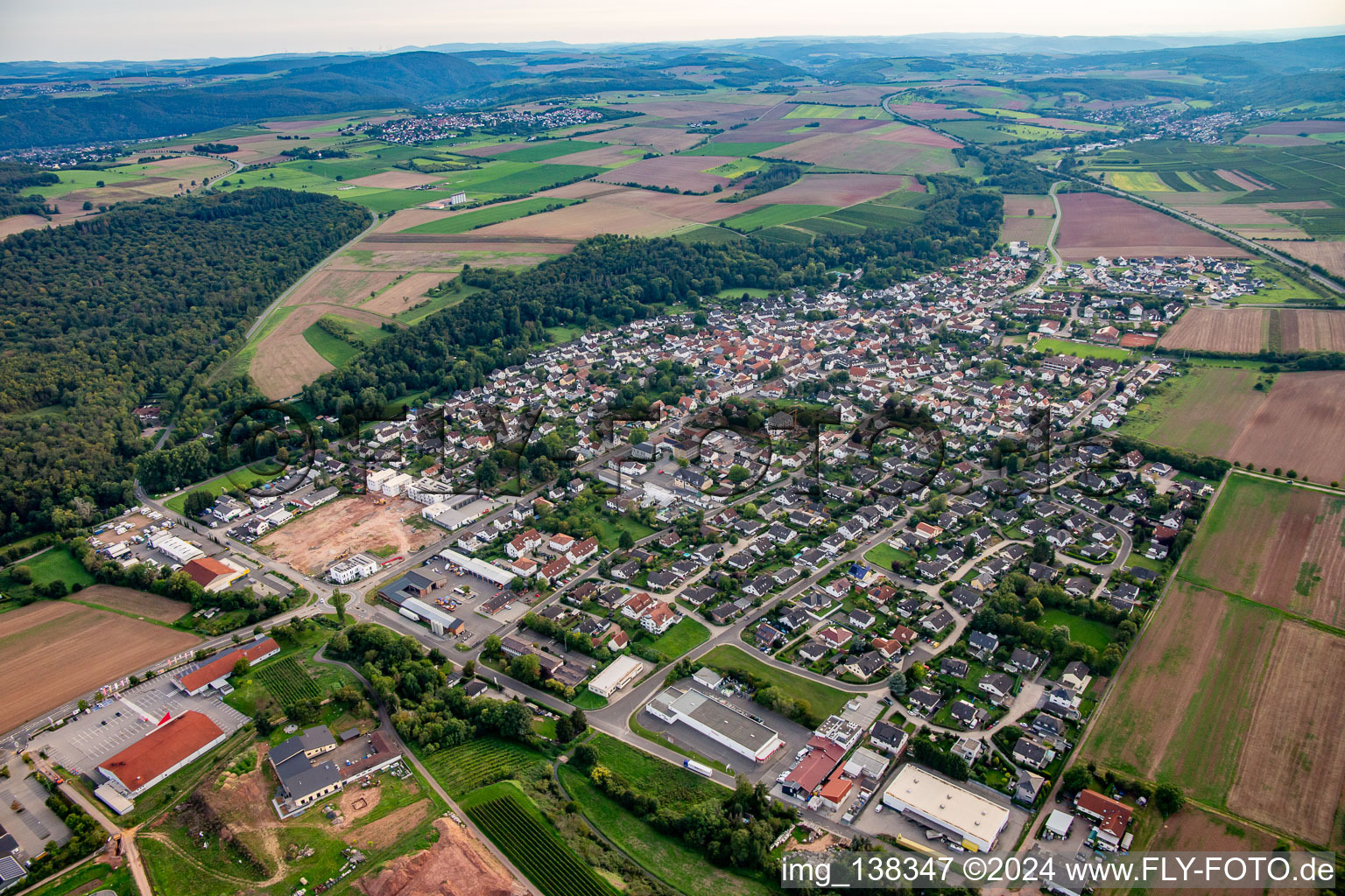 Rüdesheim in the state Rhineland-Palatinate, Germany