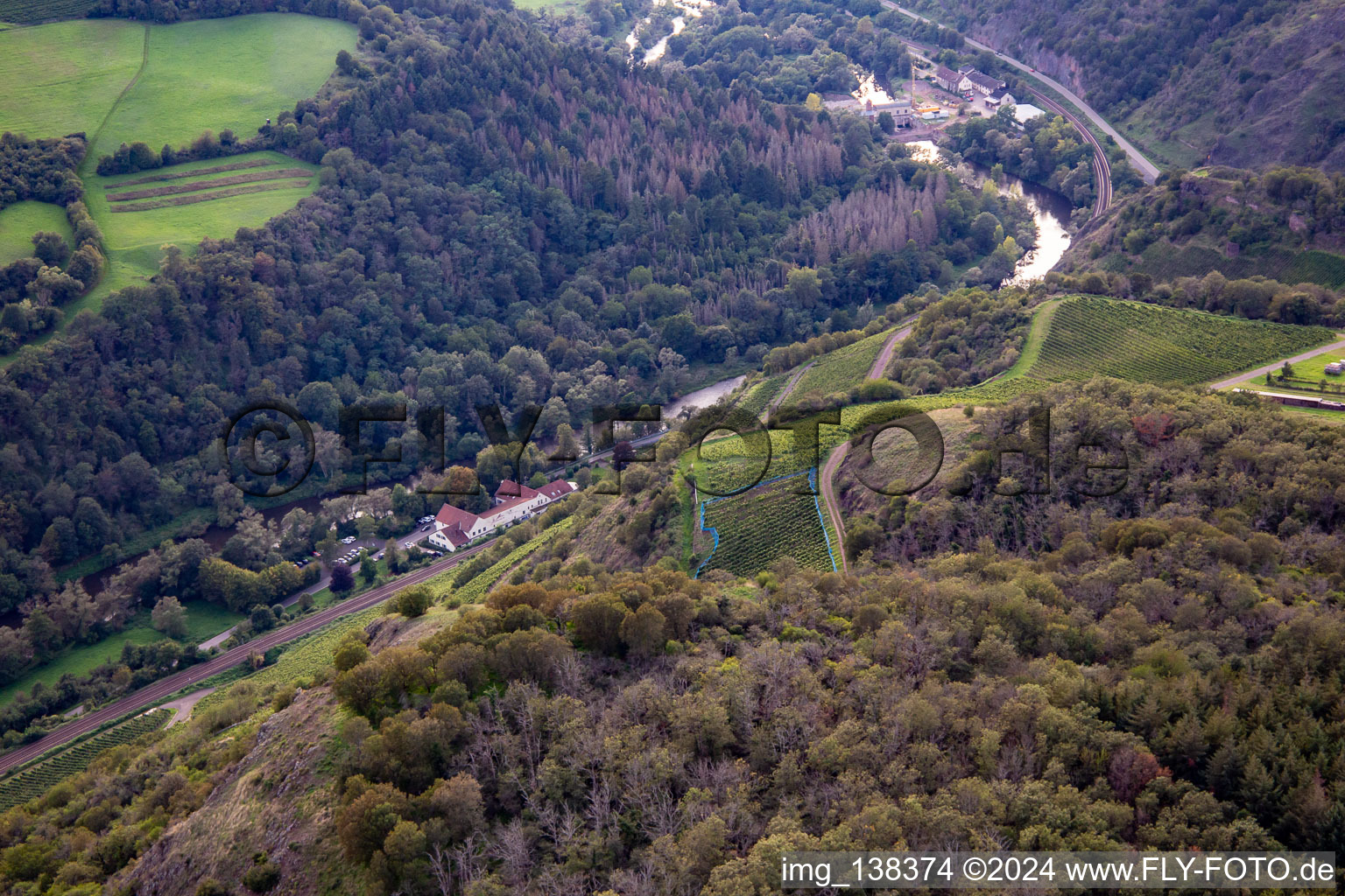 Landhotel Niederthäler Hof in Schloßböckelheim in the state Rhineland-Palatinate, Germany