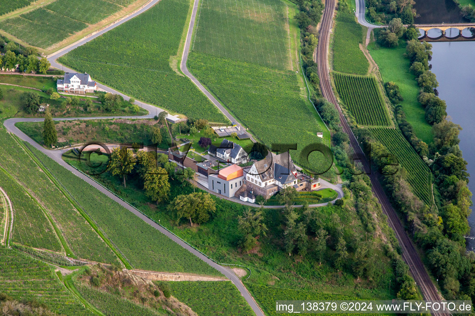 Hotel Gut Hermannsberg and estate management Niederhausen Schlossböckelheim in Schloßböckelheim in the state Rhineland-Palatinate, Germany