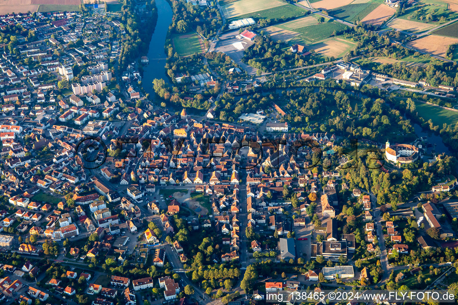 Heilbronner Street in Vaihingen an der Enz in the state Baden-Wuerttemberg, Germany