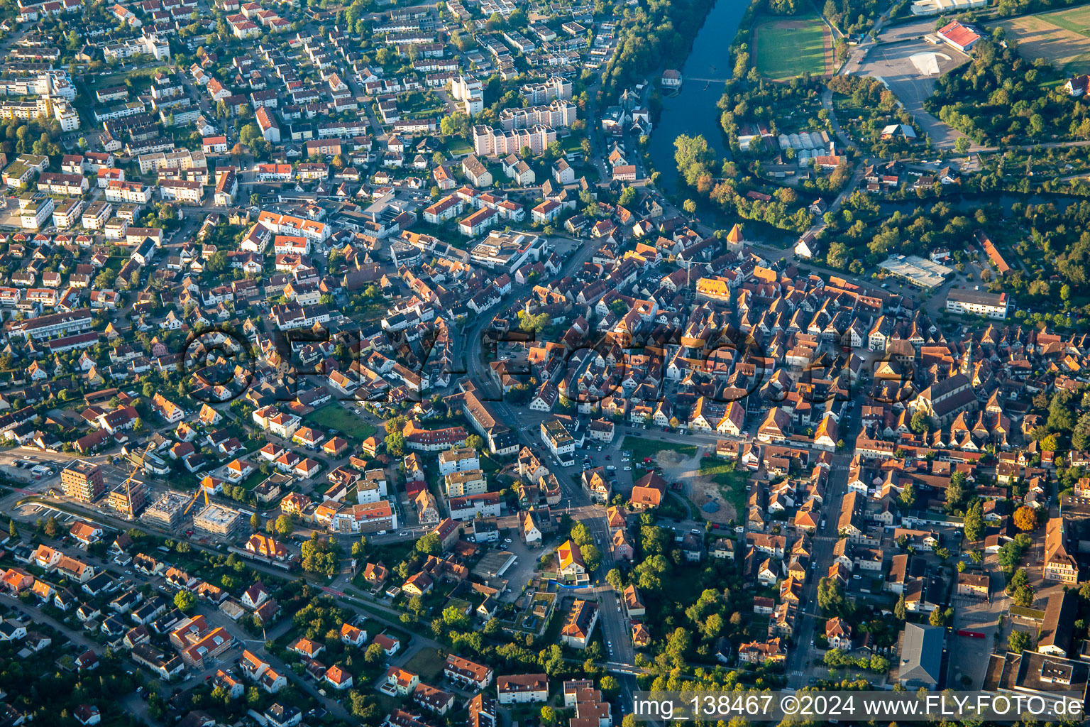 Franckstrasse in Vaihingen an der Enz in the state Baden-Wuerttemberg, Germany