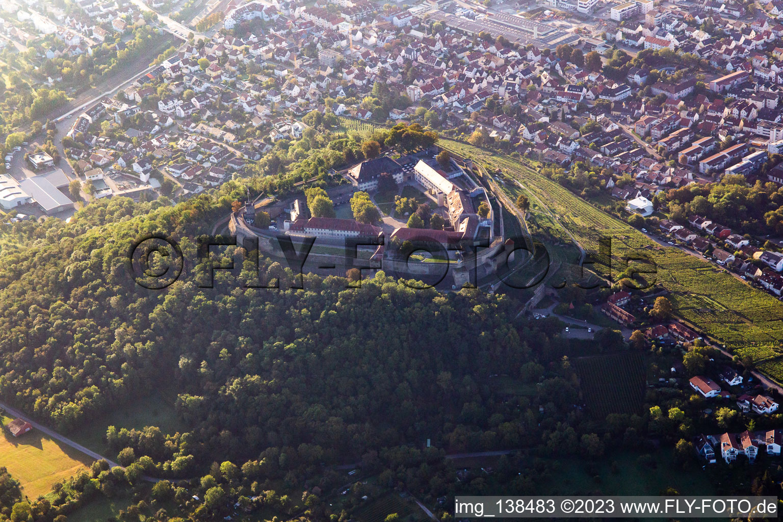 Museum Hohenasperg - A German prison in Asperg in the state Baden-Wuerttemberg, Germany