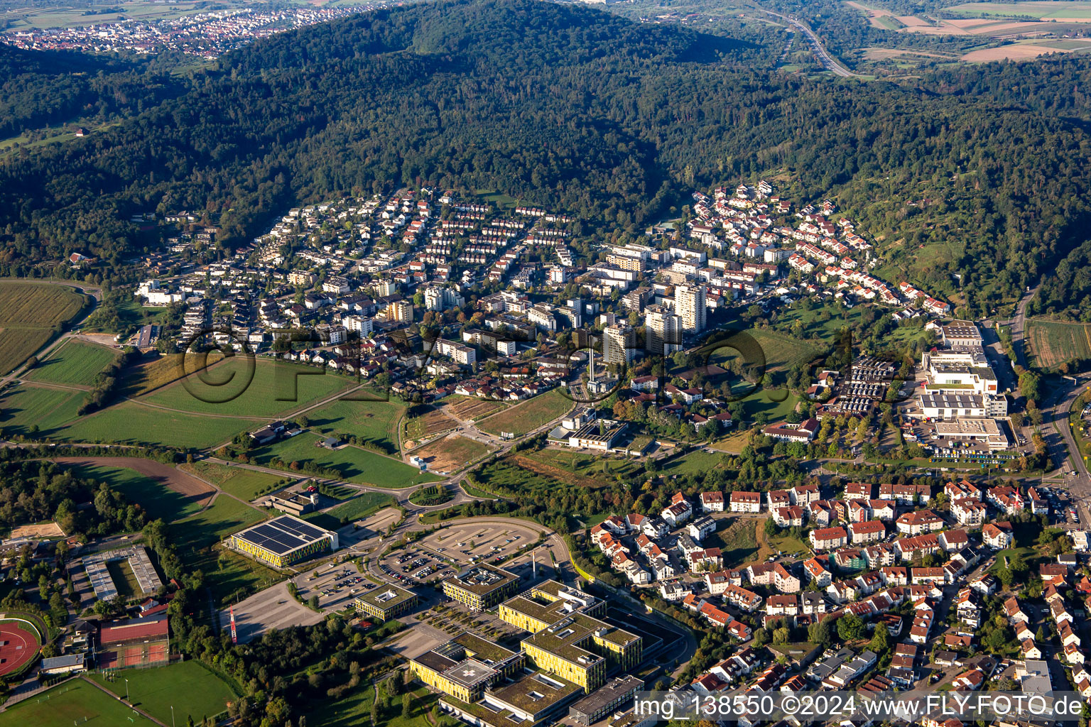 District Schelmenholz in Winnenden in the state Baden-Wuerttemberg, Germany