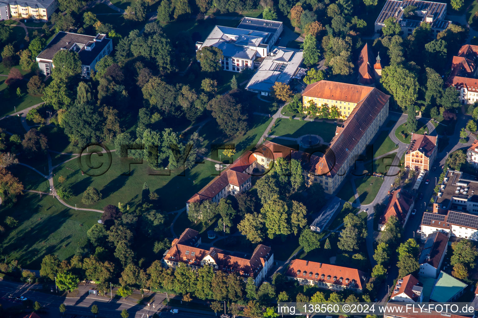 Castle and castle church Winnenden in Winnenden in the state Baden-Wuerttemberg, Germany