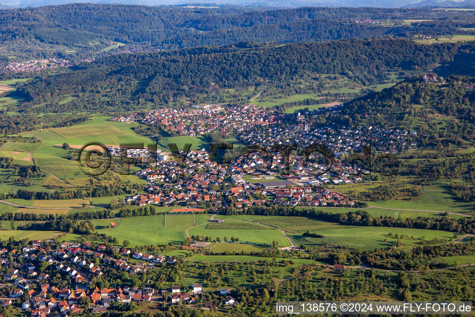 District Lippoldsweiler in Auenwald in the state Baden-Wuerttemberg, Germany