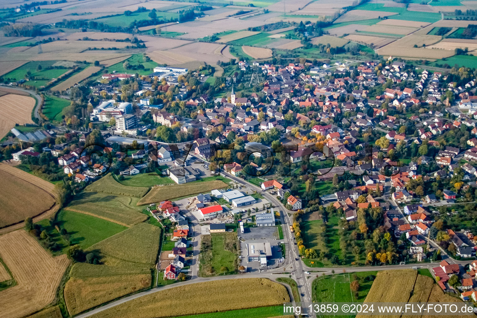 District Kork in Kehl in the state Baden-Wuerttemberg, Germany