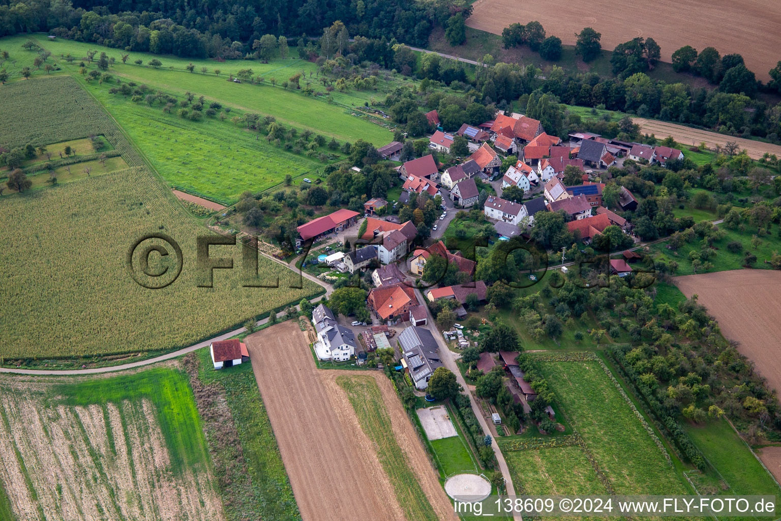 District Lehrhof in Steinheim an der Murr in the state Baden-Wuerttemberg, Germany