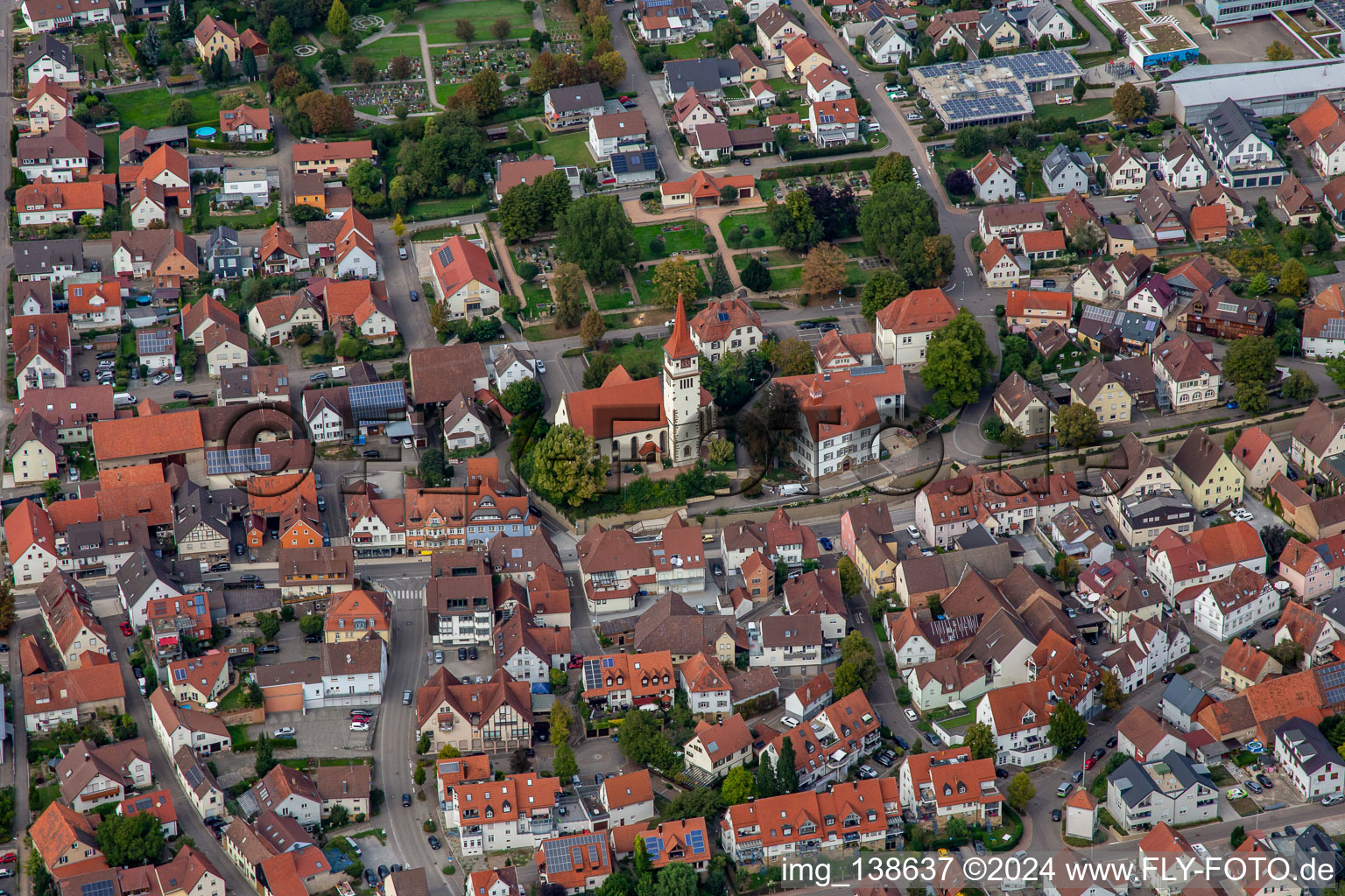 Bartholomew Church Ilsfeld in Ilsfeld in the state Baden-Wuerttemberg, Germany