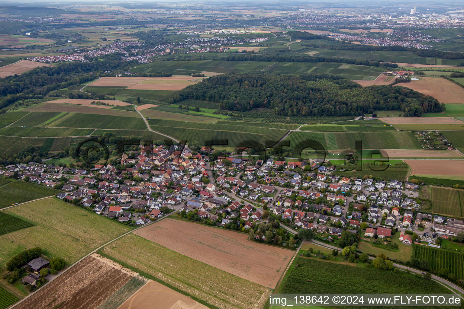 District Schozach in Ilsfeld in the state Baden-Wuerttemberg, Germany