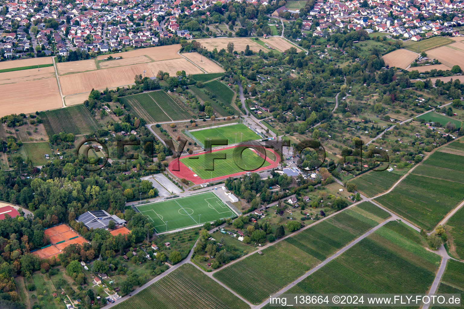 Sports club Leingarten eV Tennis hall in the district Großgartach in Leingarten in the state Baden-Wuerttemberg, Germany