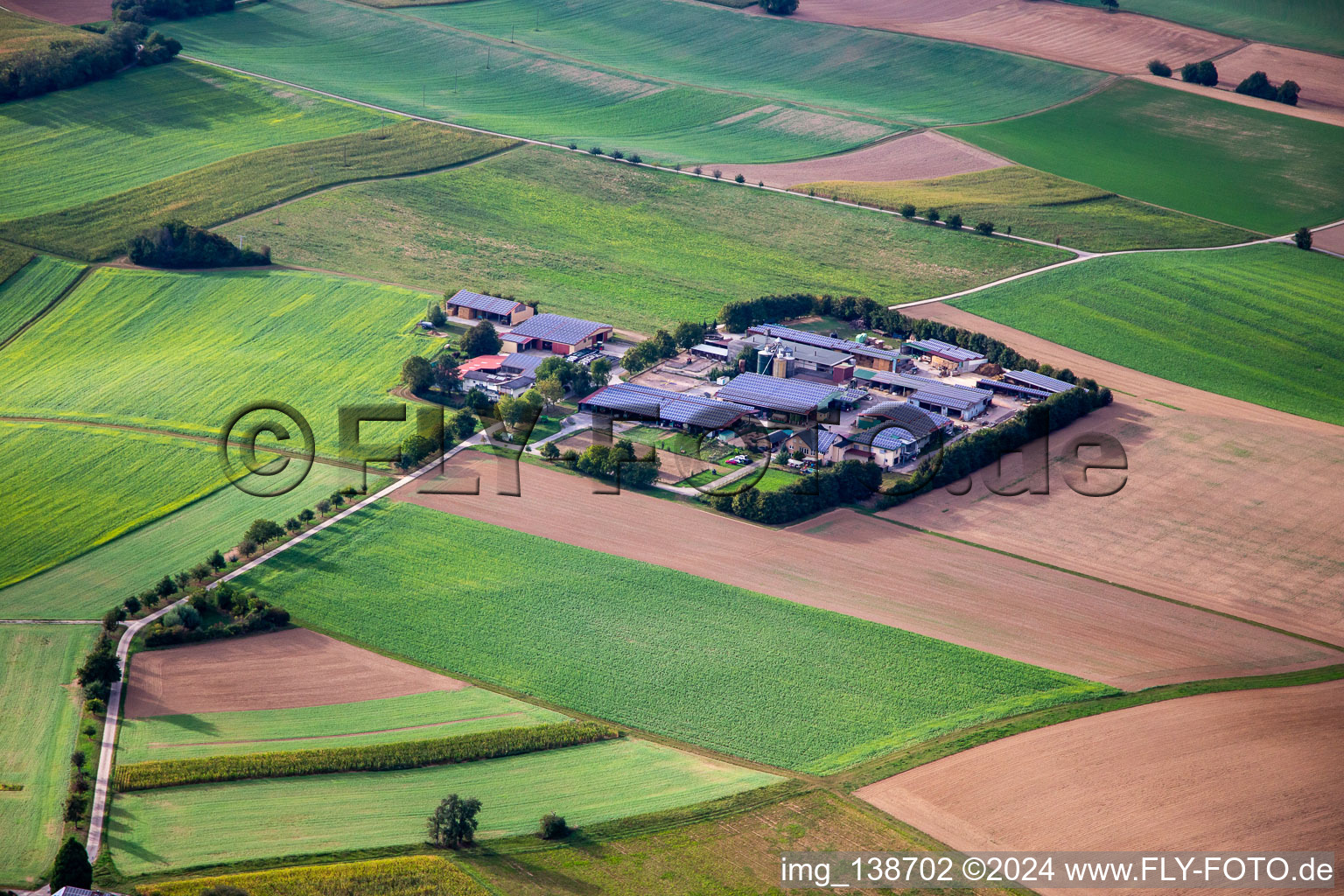 Aussiedlerhof in Zaisenhausen in the state Baden-Wuerttemberg, Germany