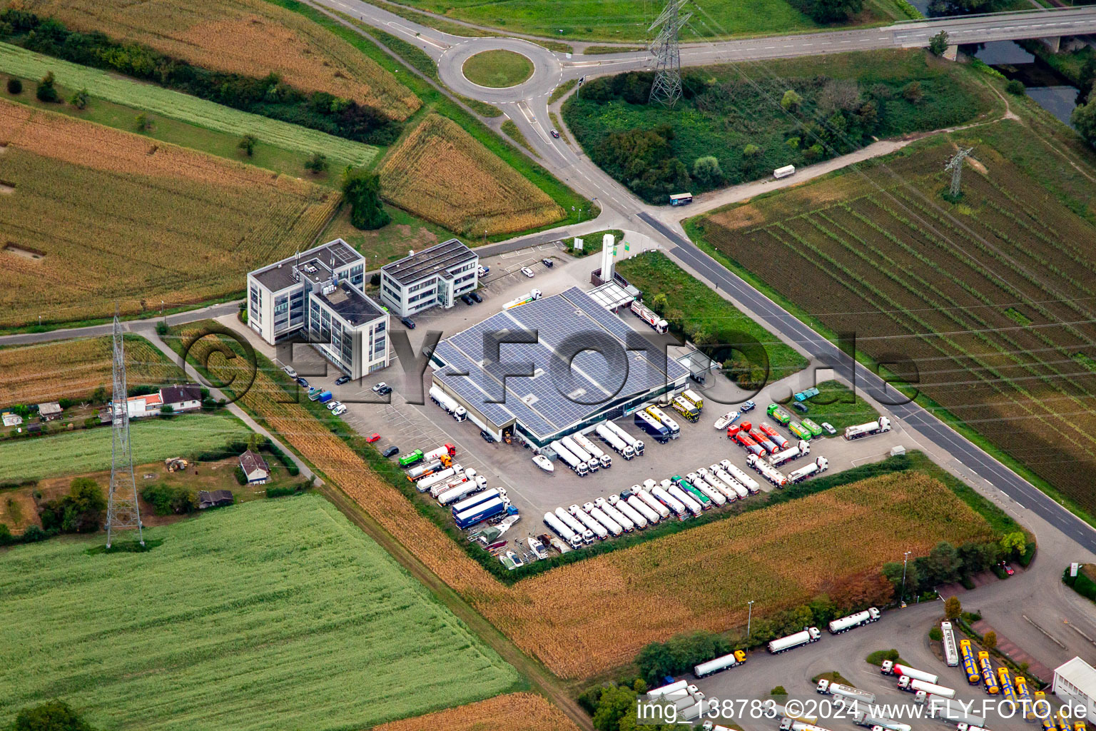 Baden-Self-Storage GmbH in the district Knielingen in Karlsruhe in the state Baden-Wuerttemberg, Germany