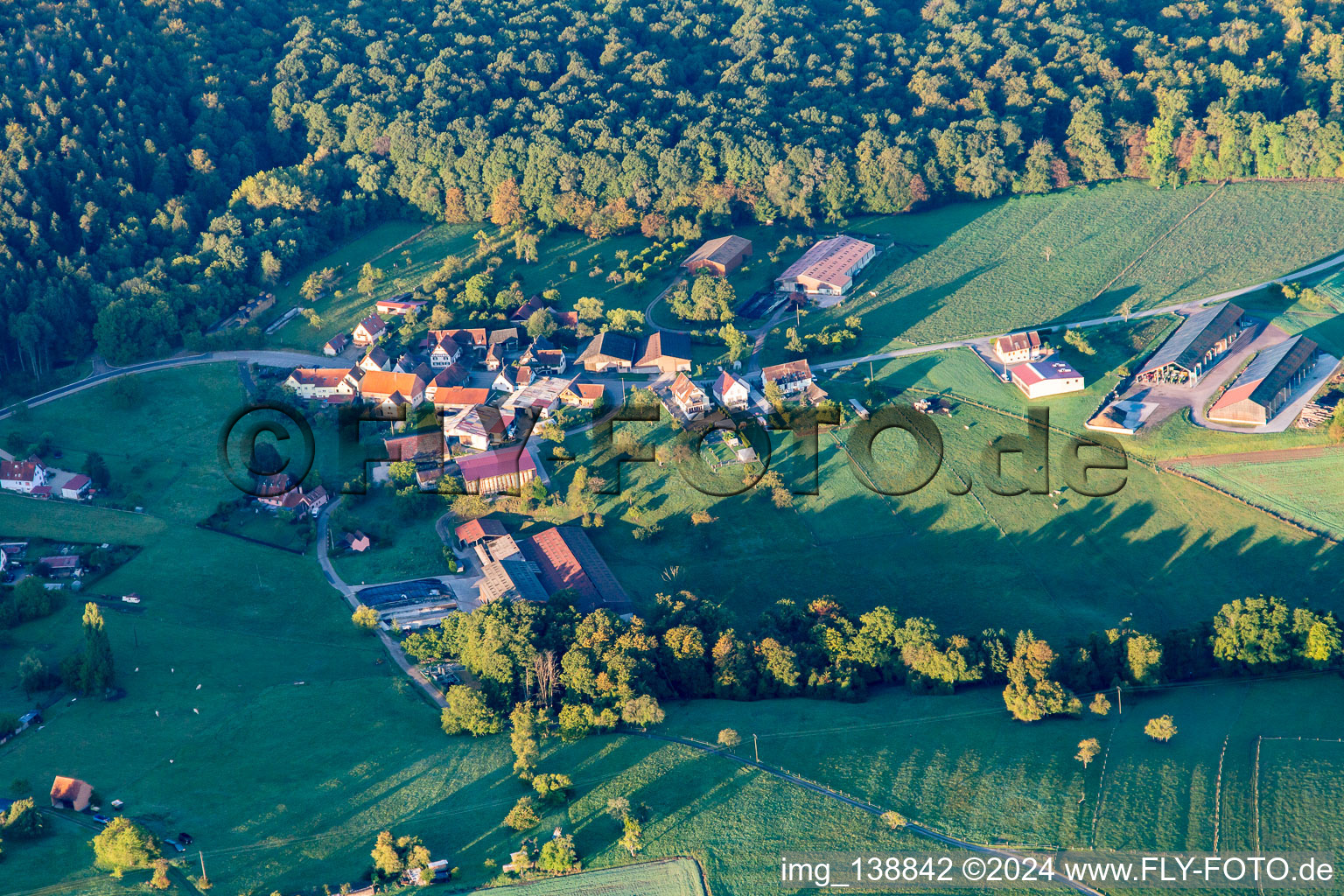 Pfaffenbronn in Lembach in the state Bas-Rhin, France