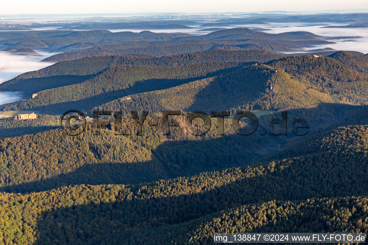 Wingen in the state Rhineland-Palatinate, Germany seen from above