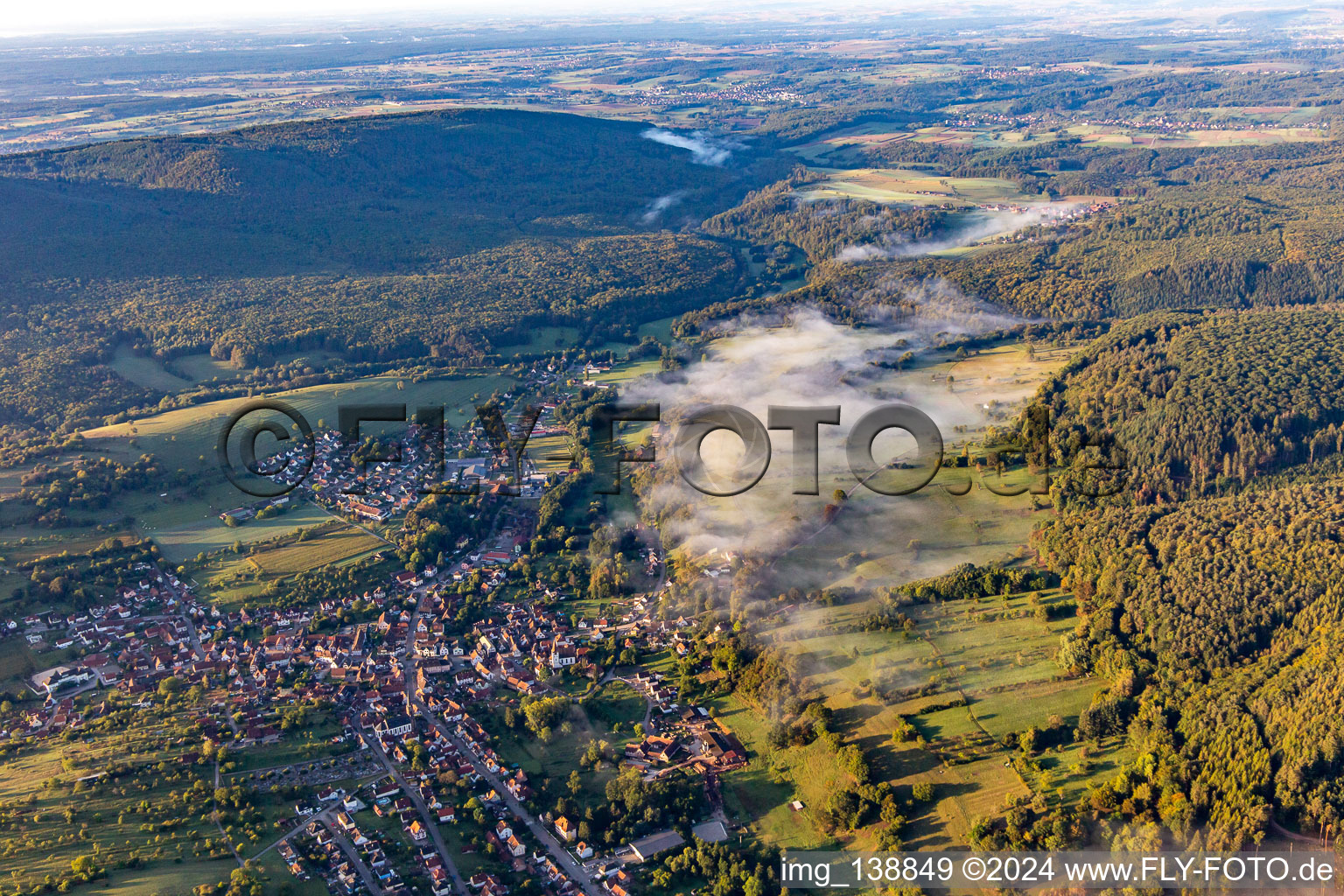 From the north in Lembach in the state Bas-Rhin, France