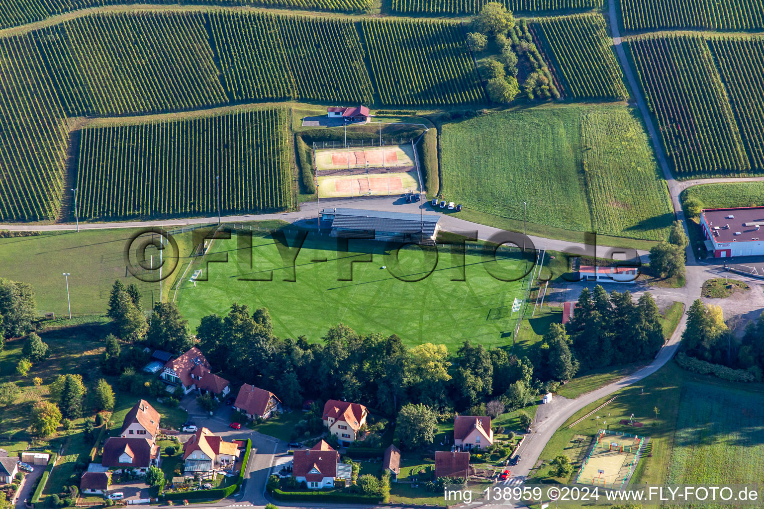 Clubhouse Football Club in Steinseltz in the state Bas-Rhin, France