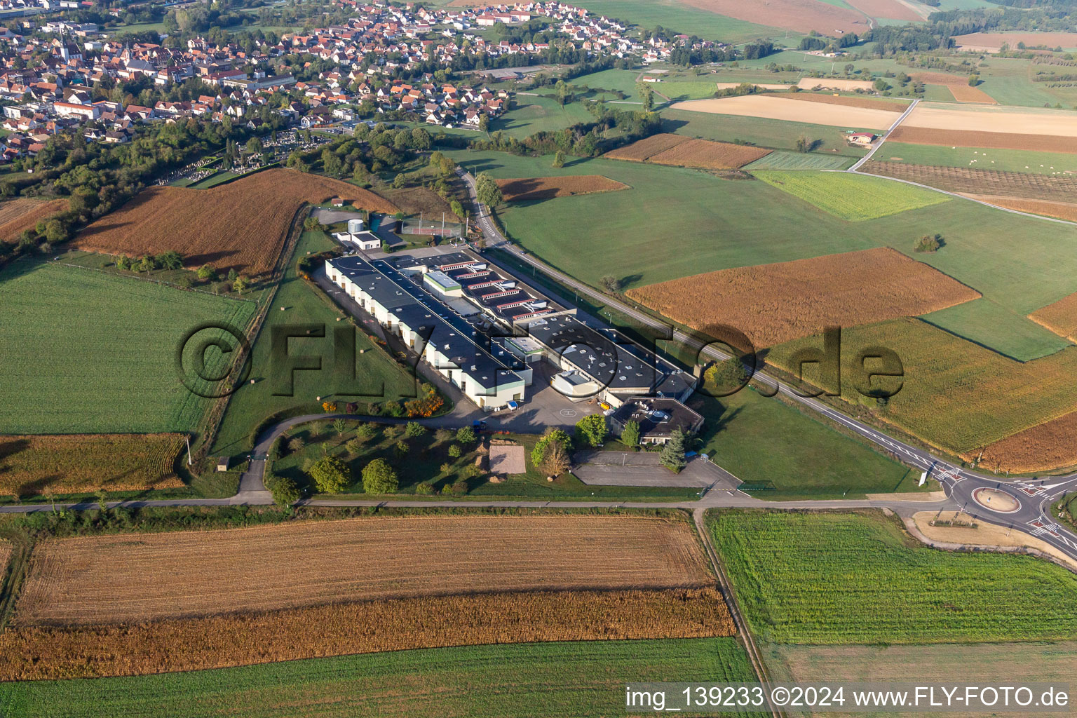 Gunther Tools in Soultz-sous-Forêts in the state Bas-Rhin, France from above