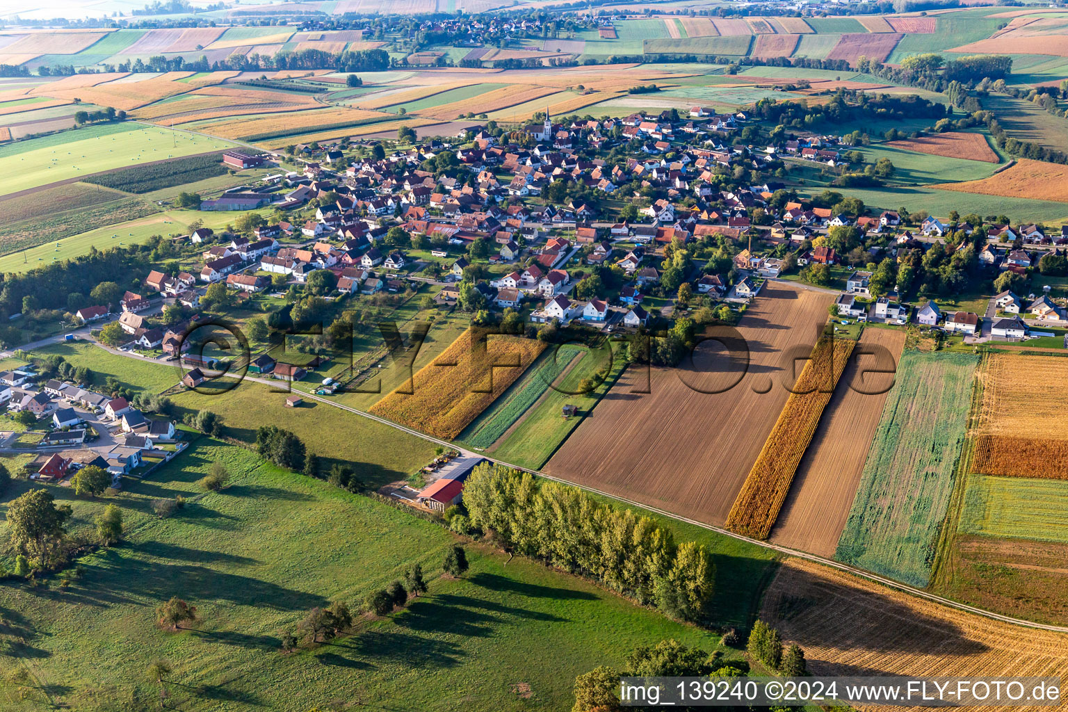 From the north in Schœnenbourg in the state Bas-Rhin, France