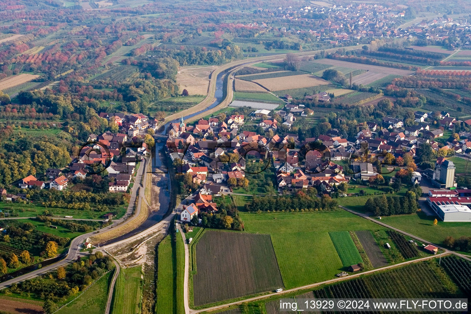 District Erlach in Renchen in the state Baden-Wuerttemberg, Germany