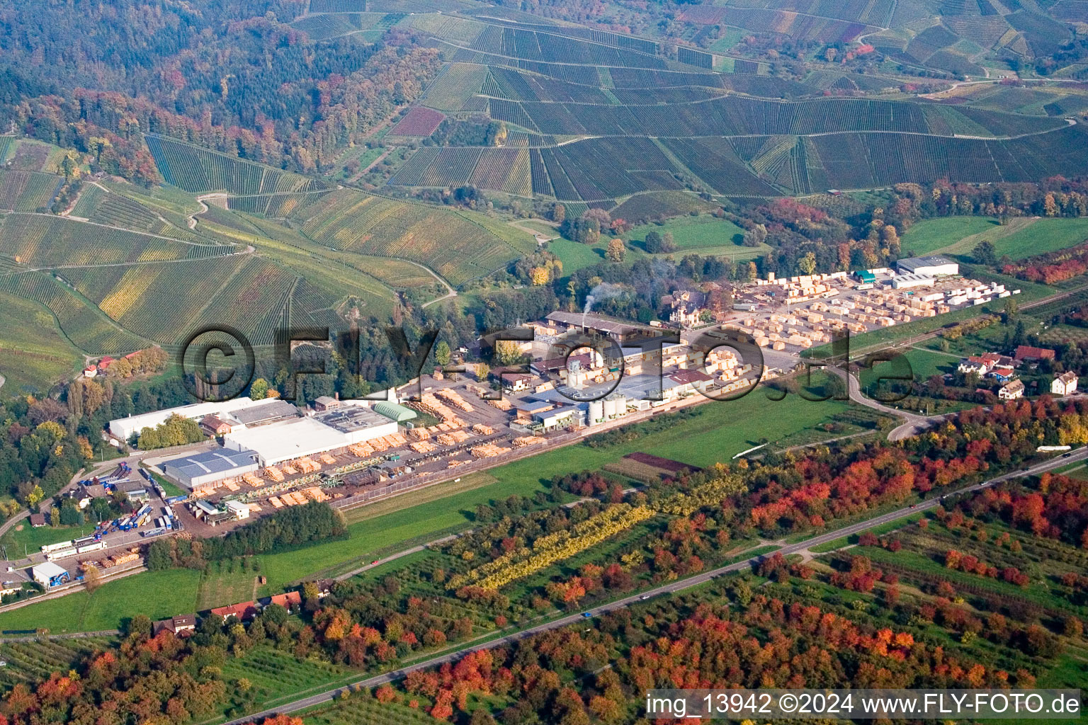 Hermann Keller Sawmill in Achern in the state Baden-Wuerttemberg, Germany