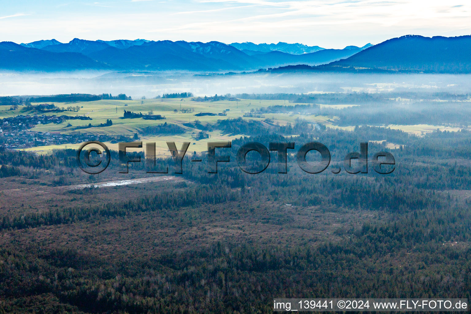 District Oberbuchen in Bad Heilbrunn in the state Bavaria, Germany