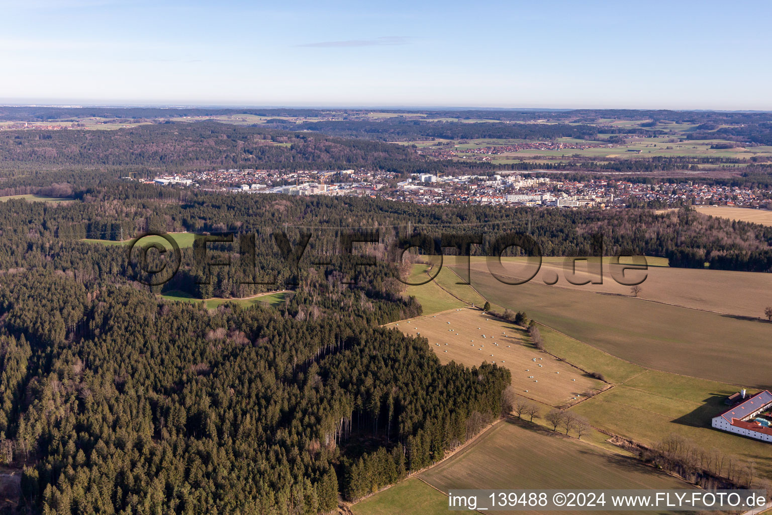 District Gartenberg in Geretsried in the state Bavaria, Germany