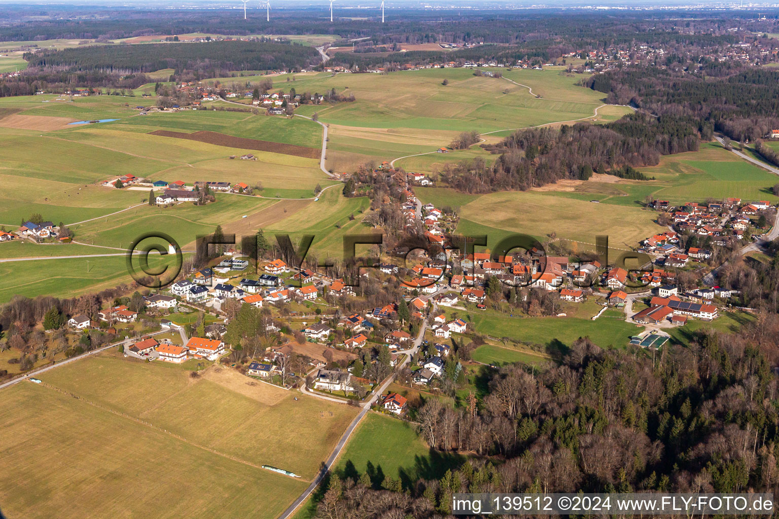 District Dorfen in Icking in the state Bavaria, Germany